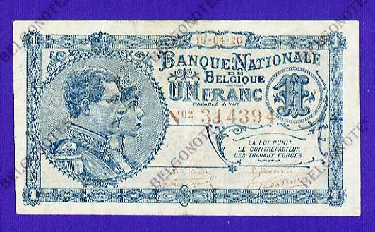 1 Franc Type Nat. reeks 1920*Lot 1902614394