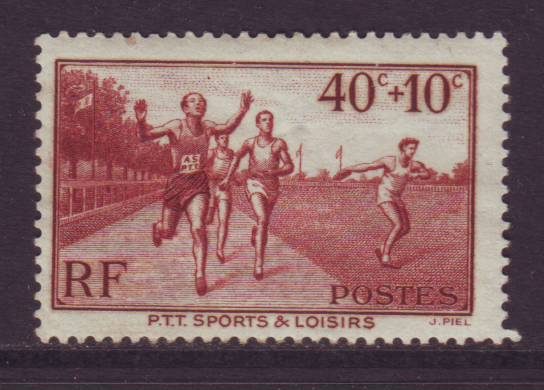 Frankrijk met plakker nr. 346