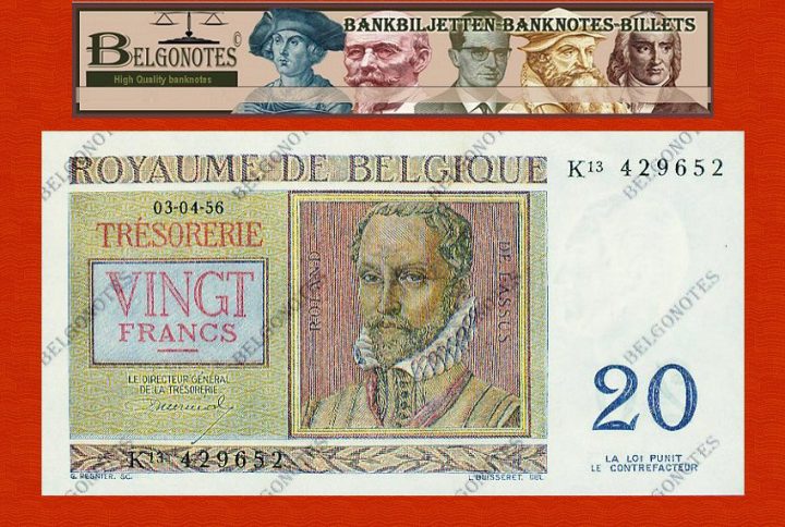 20 Francs Type Regnier **UNC**1956** Lot 1902619652