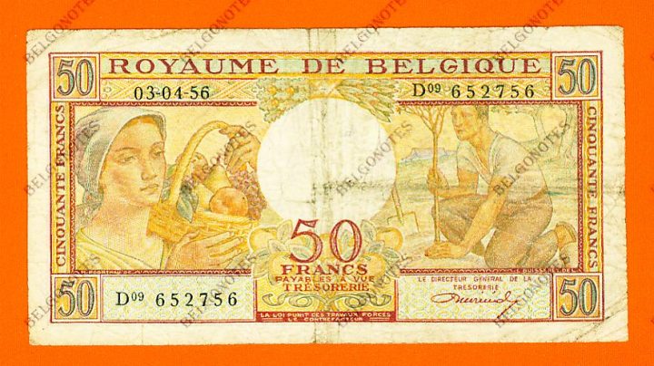 50 Francs Type Buisseret 03-04-1956* Lot 1902612756
