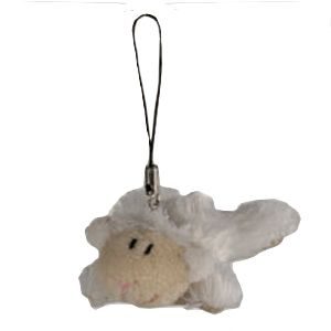 GSM Hangertje Mobile Charm Pluche Animals : Schaap Dolly Wolly