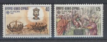 Grieks Cyprus nrs:561/62 postfris