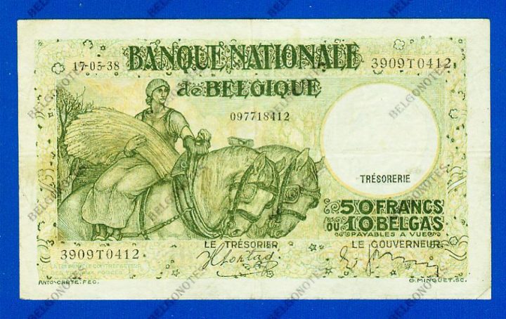 50 Francs Type Anto carte 17-05-1938*.Lot 1902610412