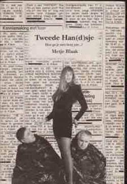 Tweede Han(d)sje, Metje Blaak