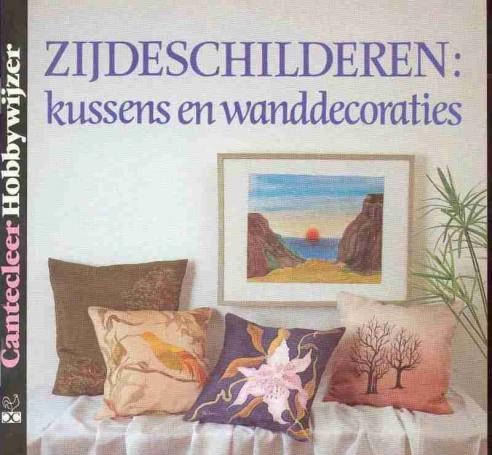 Zijdeschilderen, kussens en wandecoraties,u