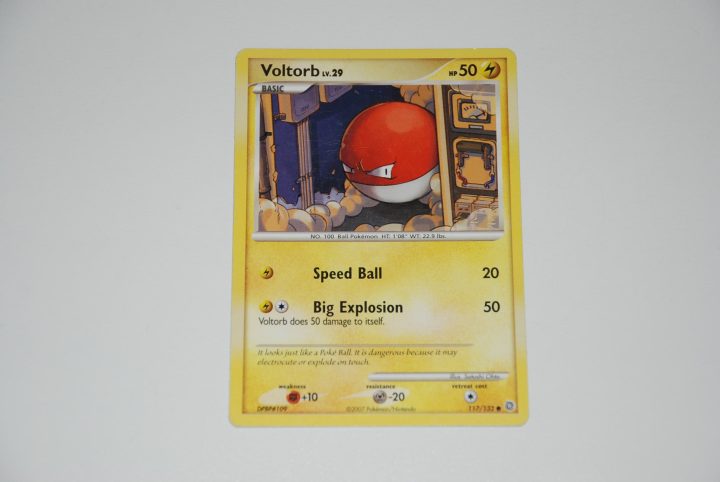 pokemon kaart voltorb lv 29