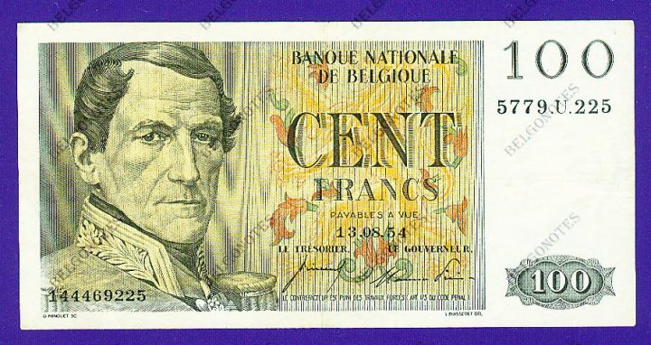 100 Francs Type Eeuwfeest*1954*Lot 1902619225