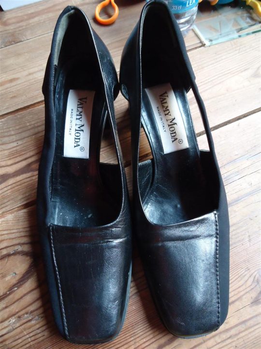 MOOIE ZWARTE LEDEREN SCHOENEN