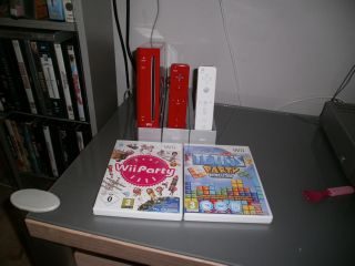 nindendo wii red 
