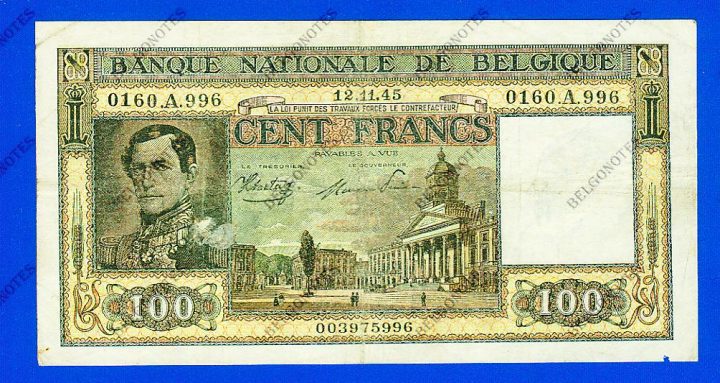 100 Francs Type Dynastie*1945*Lot 1902615996