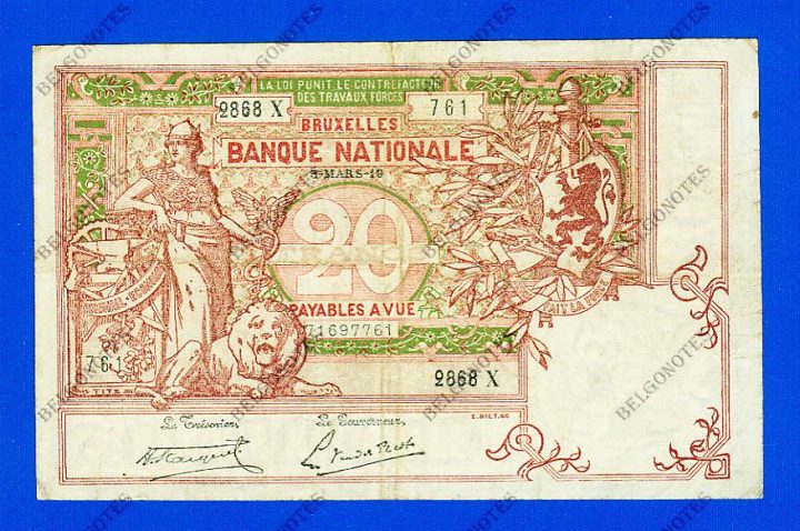 20 Francs Type Vermiljoen 1919 * Lot 1902612868