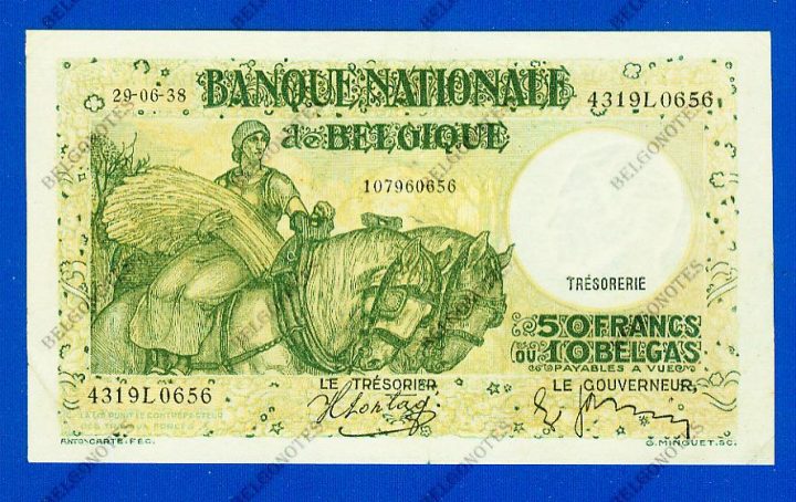 50 Francs Type Anto carte 29-06-1938*.Lot 1902610656