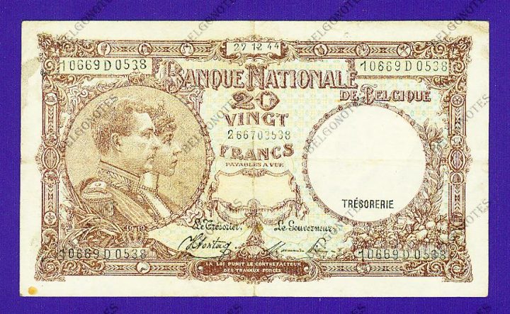 20 Francs Type '1919' *1944*Lot 1902610538