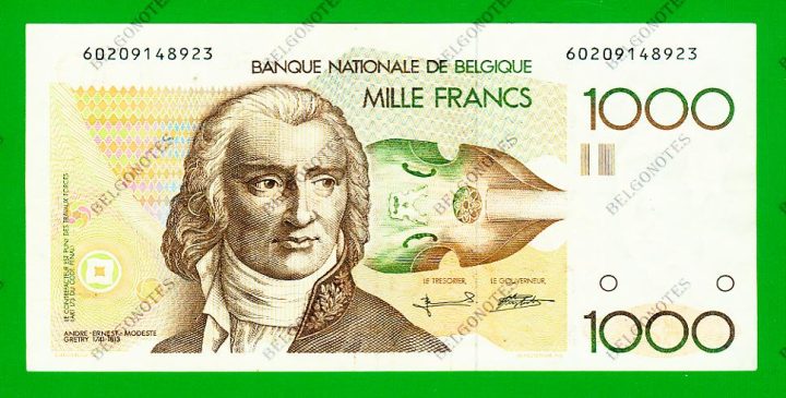 1000 Francs Type  Gretry  * Lot 1902618923