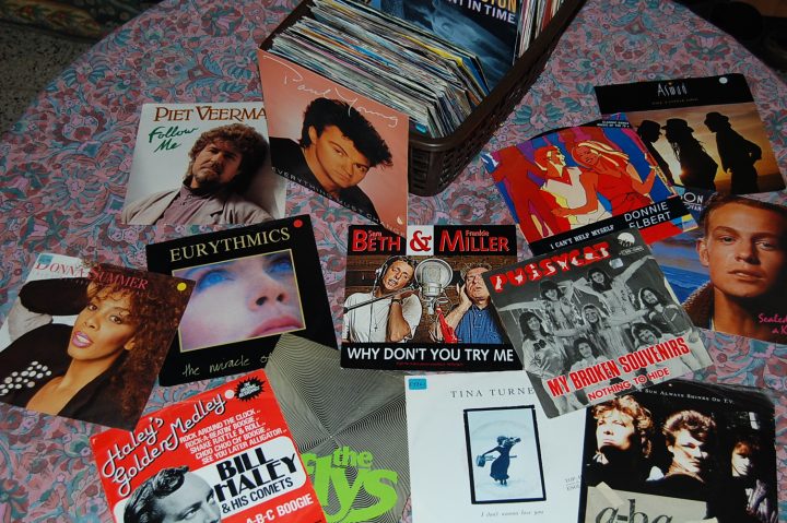 45 toeren vinyl singels alle genres