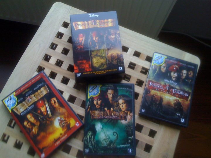 Pirates of the Caribean DVD set