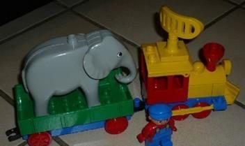 Duplo : trein met olifant