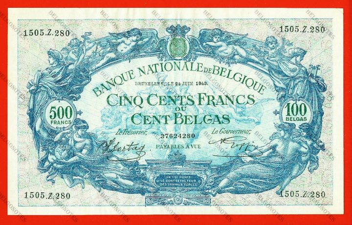 500 Francs Type '1887' 1943 * Lot 1902614280