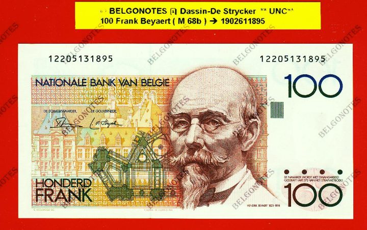 100 Frank Type Beyaert **UNC** Dassin-De Strycker * Lot 1902611895