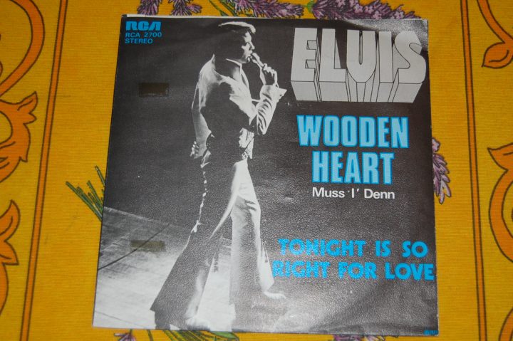 elvis presley singel 45t vinyl