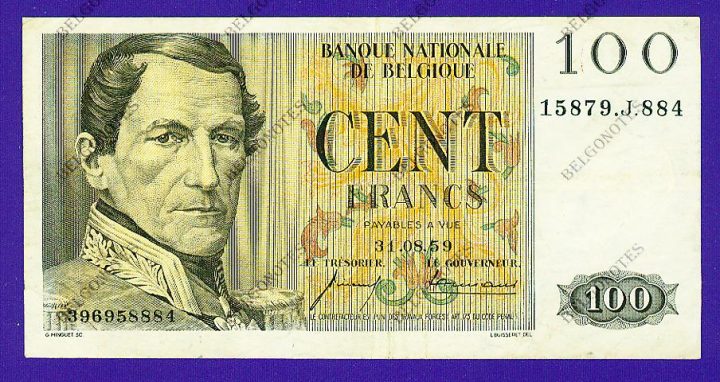 100 Francs Type Eeuwfeest*1959*Lot 1902618884