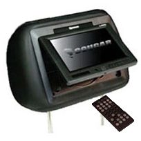 Cougar Hoofdsteun met 7 inch TFT-scherm en dvd speler