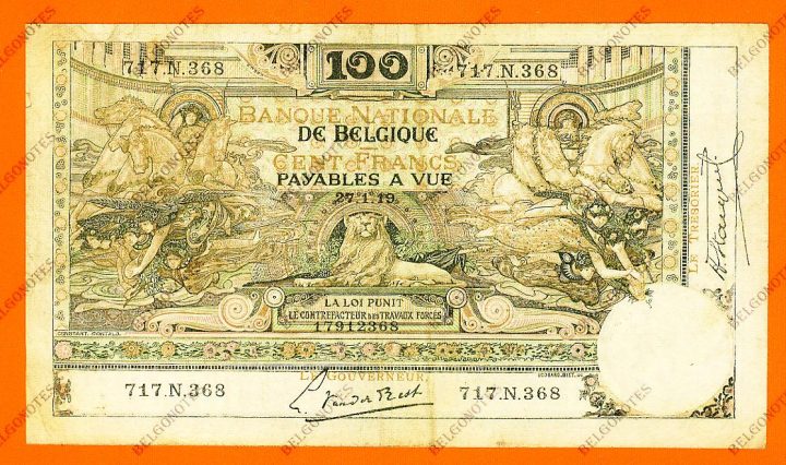 100 Francs Type Montald*27-01-1919*Lot 1902612368