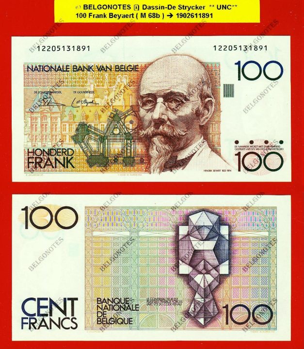 100 Frank Type Beyaert **UNC** Dassin-De Strycker * Lot 1902611891