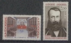 Frans Andorra nrs: 265/66 postfris
