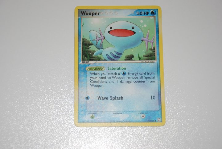 pokemon kaart wooper