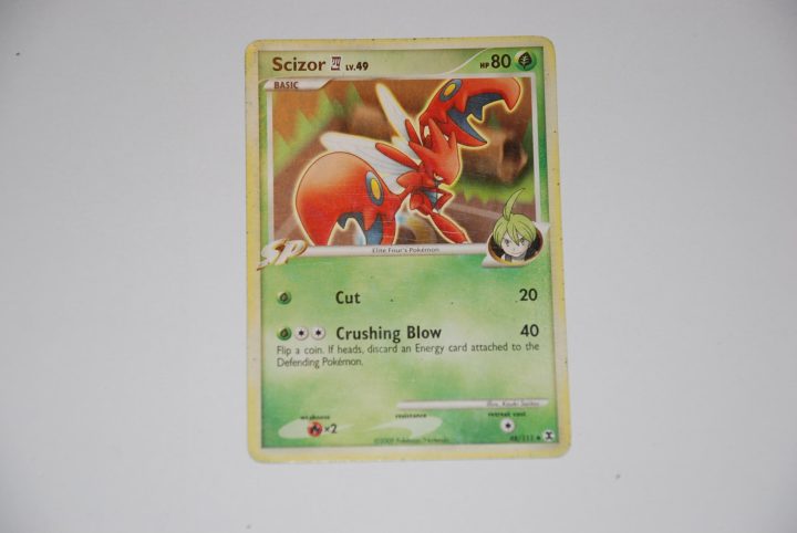 pokemon kaart scizor lv49