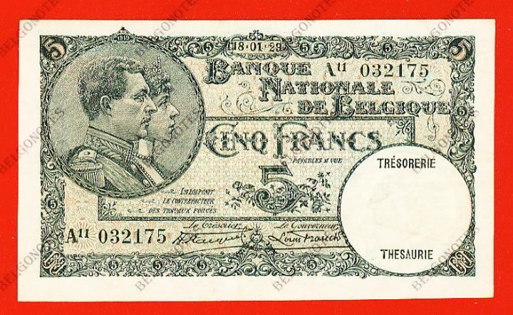 5 Francs Type '1919' *1929**AUNC**Lot 1902612175
