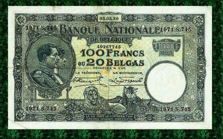 100 Francs Type Nat. reeks 1930*Lot 1902617745