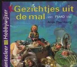 Gezichtjes uit de mal van fimo, klei, Anja Ypenburg