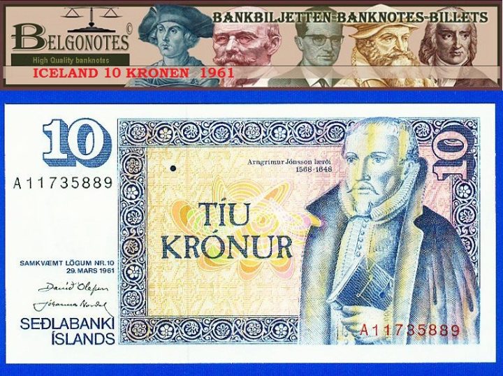 **UNC** Iceland 1961 * 10 Kronur 