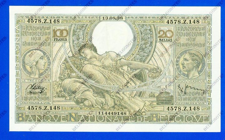 100 Francs Type Vloors 1938 * Lot 1902619148