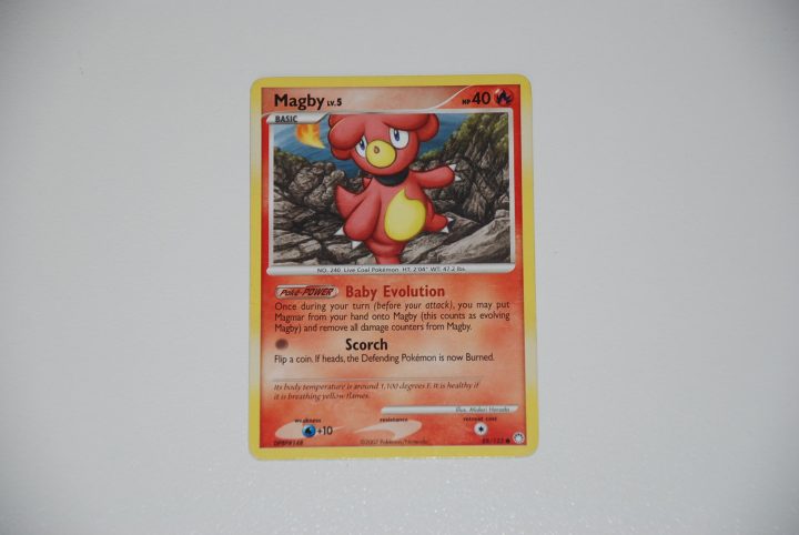 pokemon kaart magby lv 5