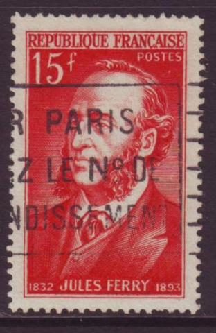 Frankrijk gestempeld 252 