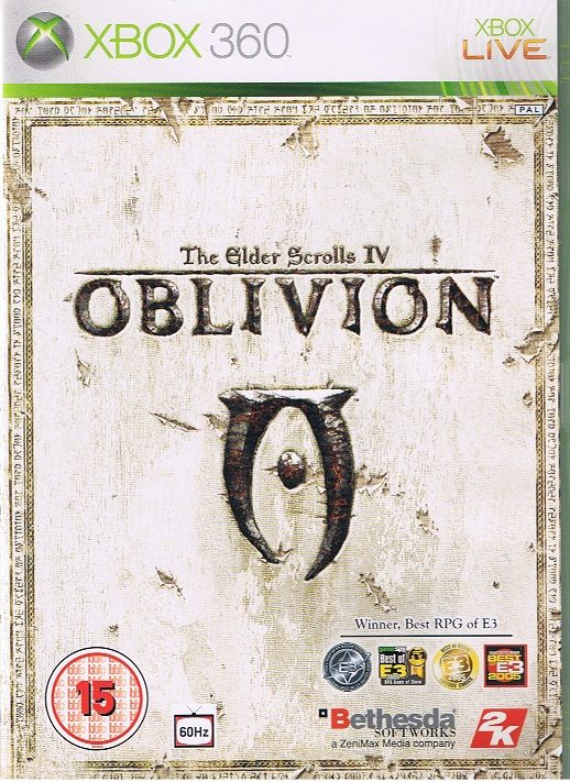 XBOX 360 GAME; The Elder Scrolls IV: Oblivion