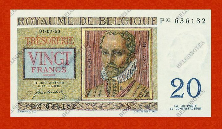 20 Francs Type Regnier **UNC**1950** Lot 1902616182