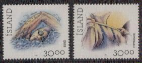 Ysland yvertnrs: 751/52 postfris