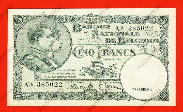 5 Francs Type '1919' *1938*Lot 1902615022