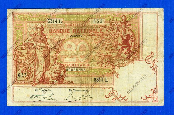 20 Francs Type Vermiljoen 1919 * Lot 1902611655