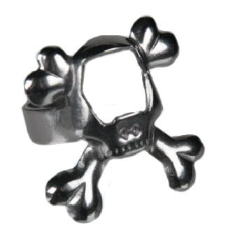 Doodshoofd Flesopener Ring Skull 20 mm