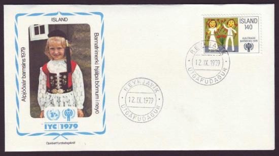 IJsland FDC jaar van het kind 1979 