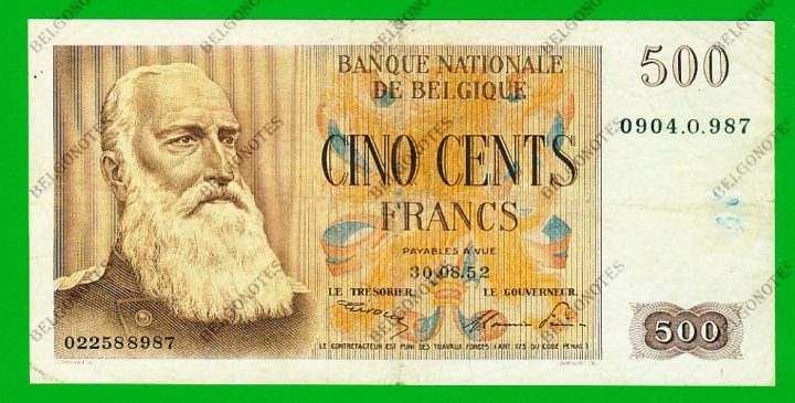 500 Francs Type Eeuwfeest 1952 * Lot 1902618987