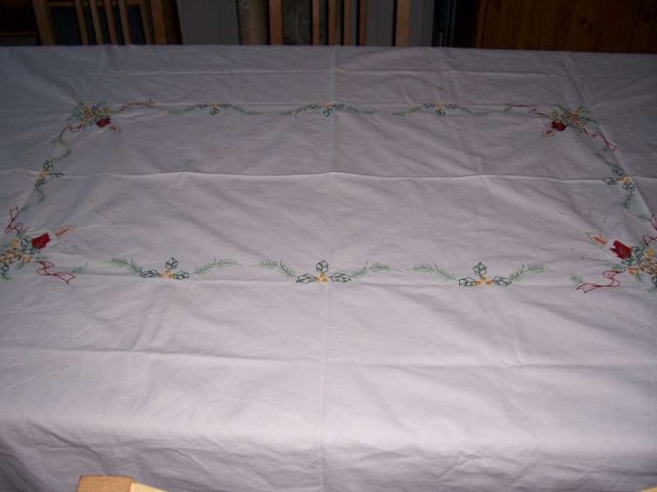 tafelkleed kerstmotief
