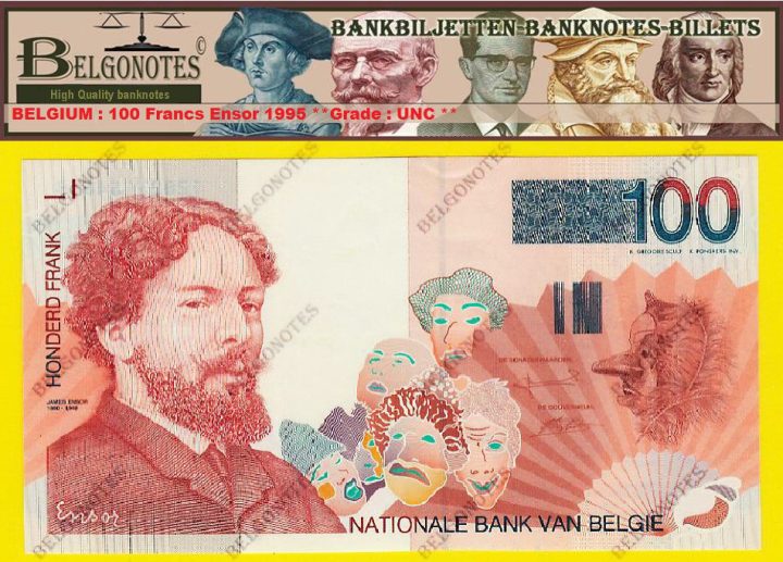 100 Francs Type Ensor **UNC**  Lot 1902614638