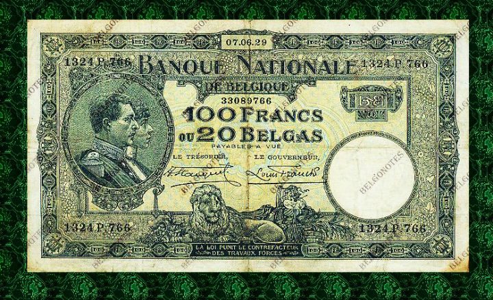 100 Francs Type Nat. reeks 1929*Lot 1902619766