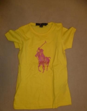 T-shirt Ralph Lauren geel